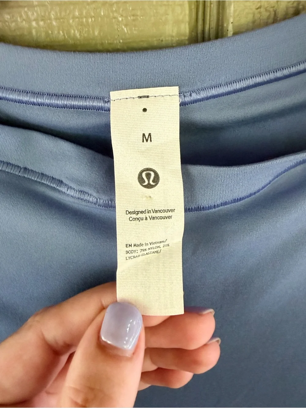 Lululemon Wundermost Ultra-Soft Nulu High-Neck Bodysuit Oasis Blue M